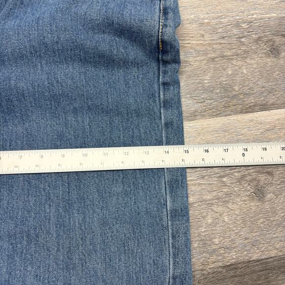 Levi's 550 Mid Wash Blue Mens 42x32 Red Tab Straight Relaxed Fit Denim Jeans EUC - Picture 11 of 12